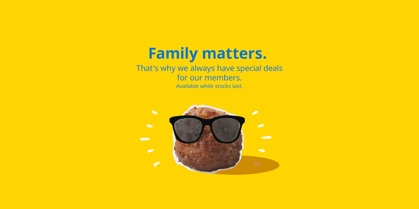 Browse IKEA Family food offers
