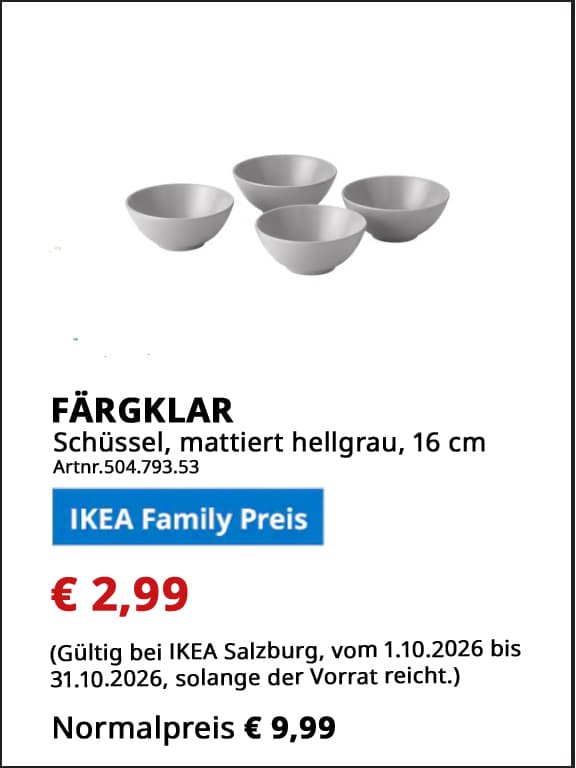 Familyoffer Salzburg OKTOBER
