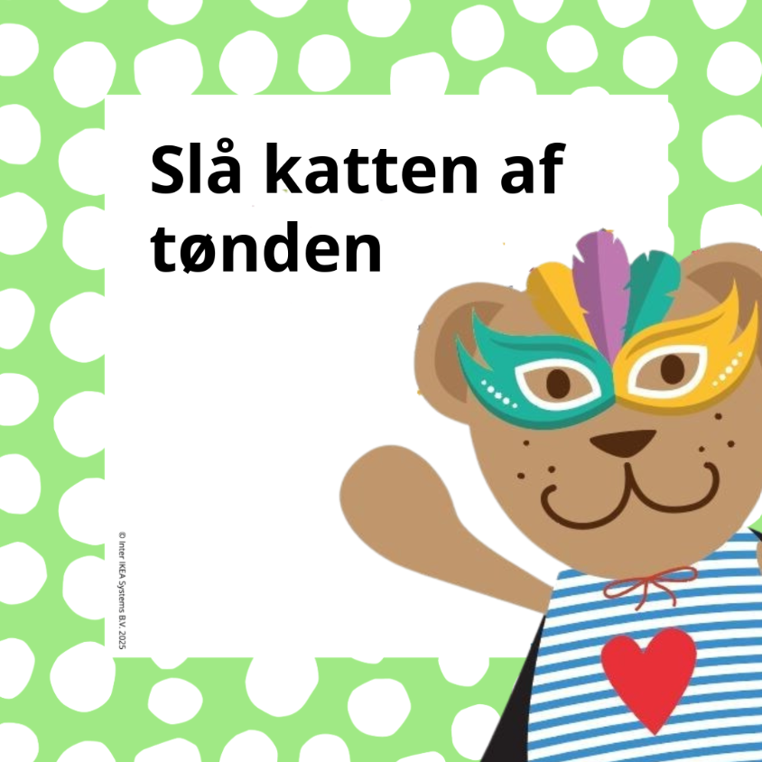 Fastelavnsfest - Slå katten af tønden