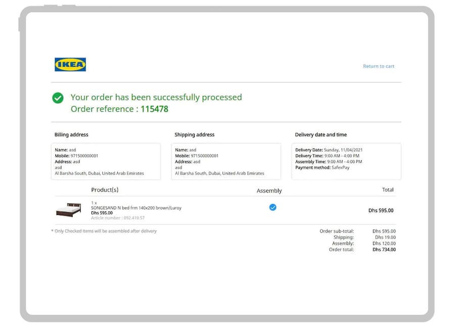 Buy now pay later - IKEA