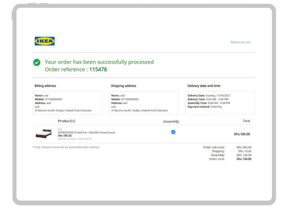 Buy now pay later IKEA