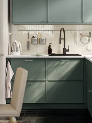 Finition ASPUDDEN vert foncé