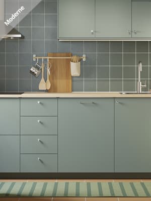 Finition de cuisine NICKEBO gris-vert