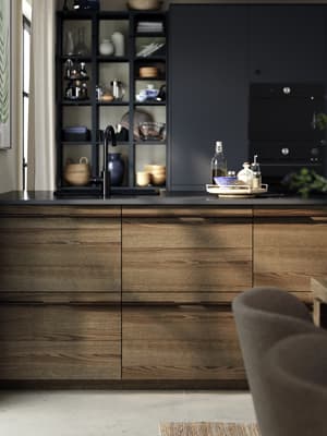 Finition STENSTA bois foncé