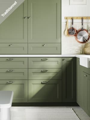 Finition verte AXSTAD gris-vert