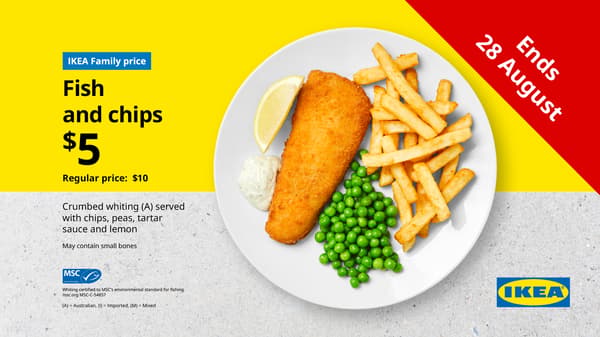 Fish and chips.