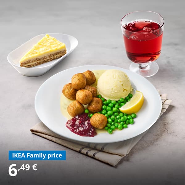 Fish balls (8pcs.) + lemon cake + cold drink