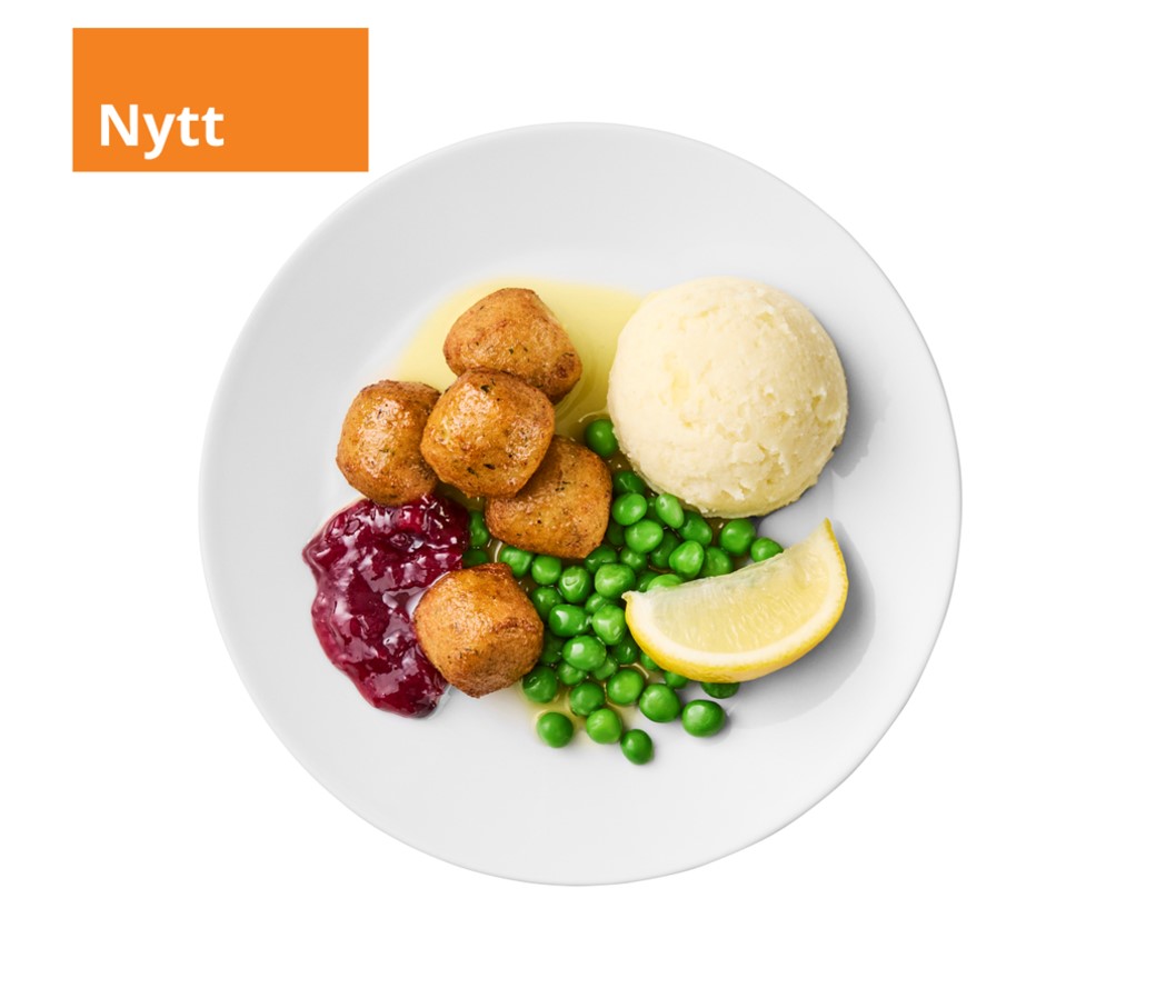 Fiskbullar på en tallrik.