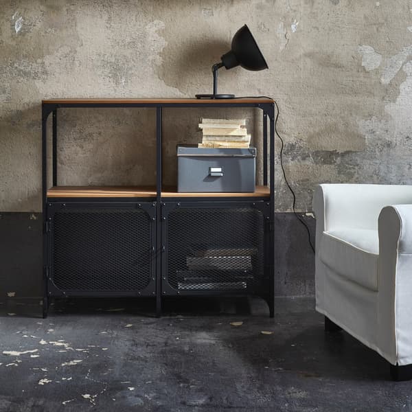 FJÄLLBO metal shelving units