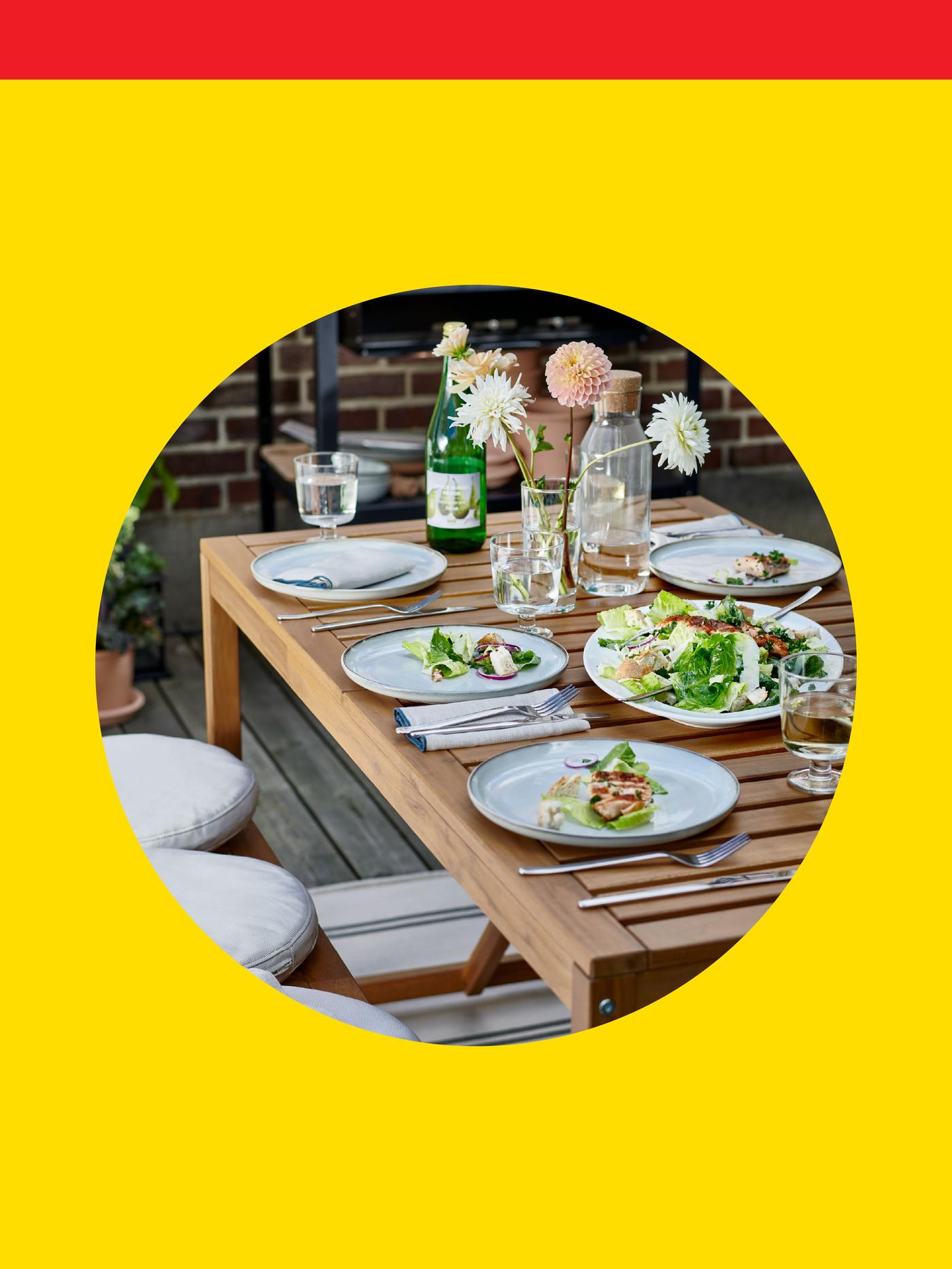 Flat 15% off on outdoor tables