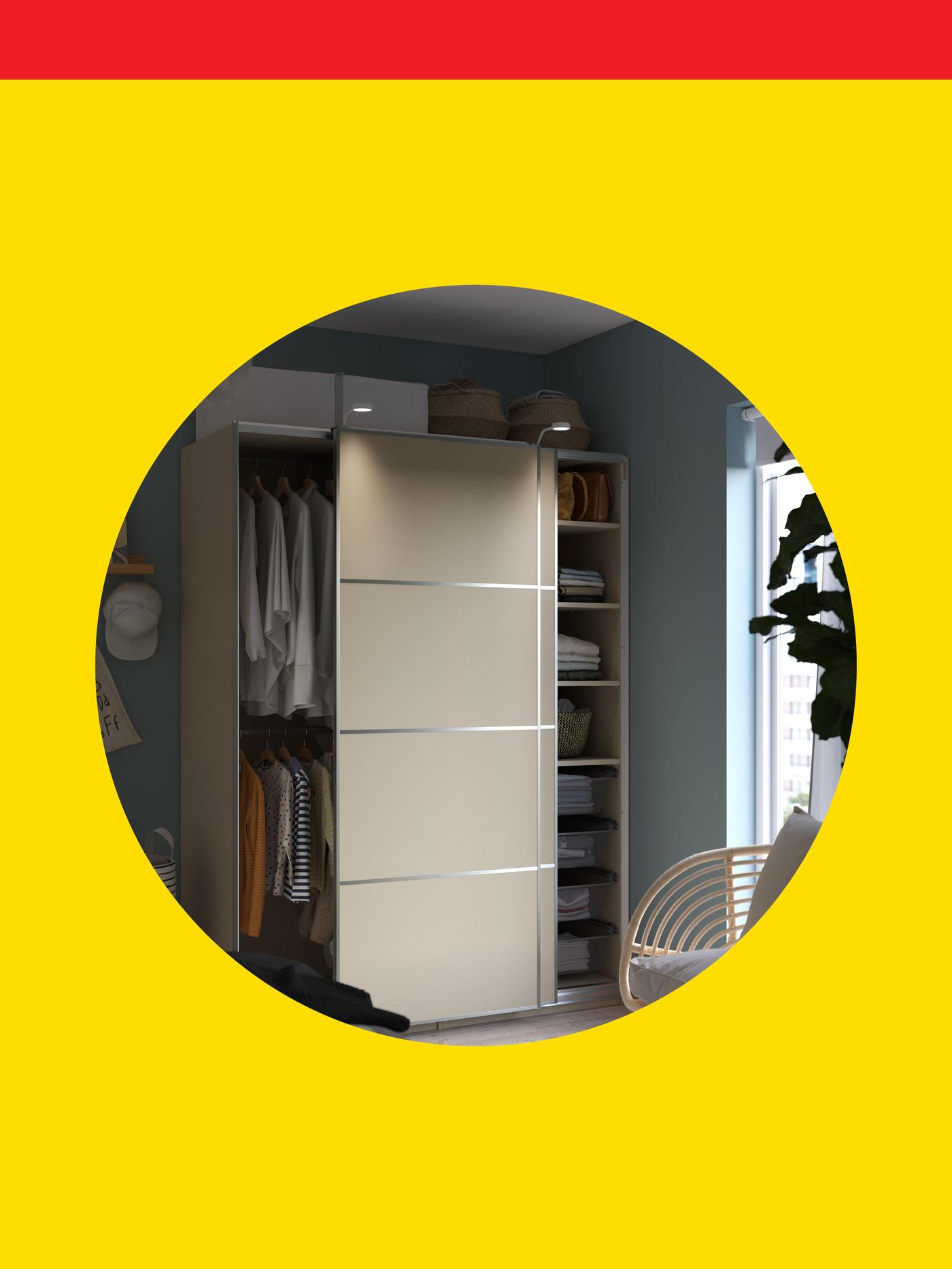 Flat 15% off on PAX wardrobes