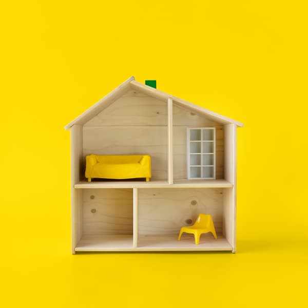 FLISAK doll's house, symbolising projects that members of the IKEA Family can vote for.
