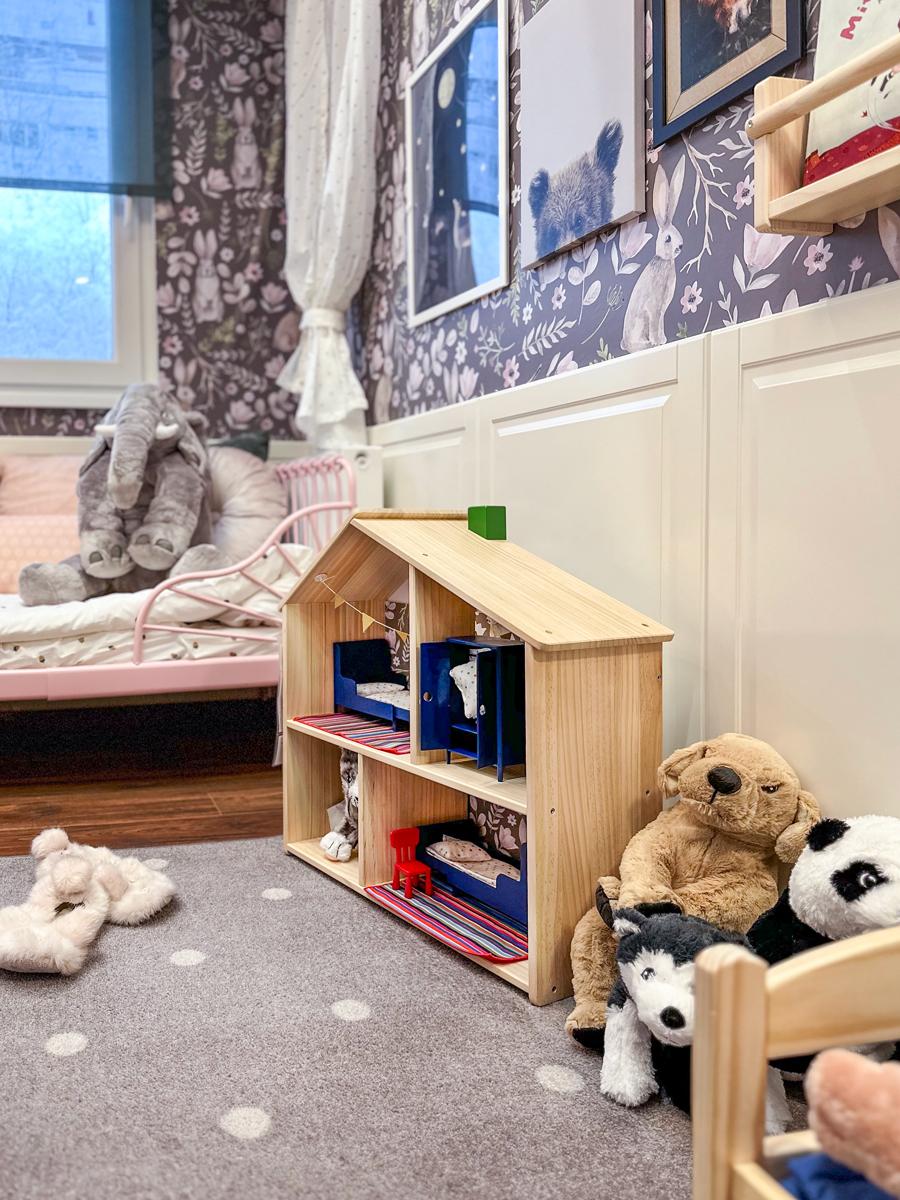 FLISAT Domek dla lalek/półka ścienna