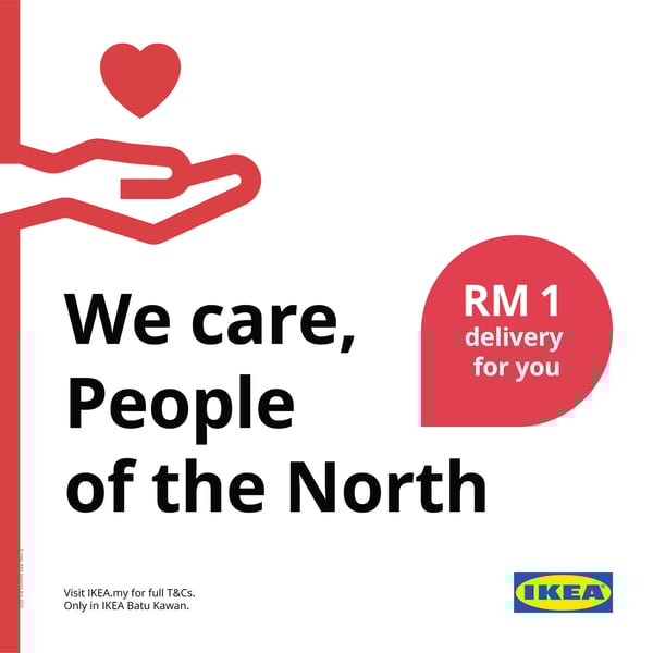 Flood Relief - RM1 delivery to North Malaysia