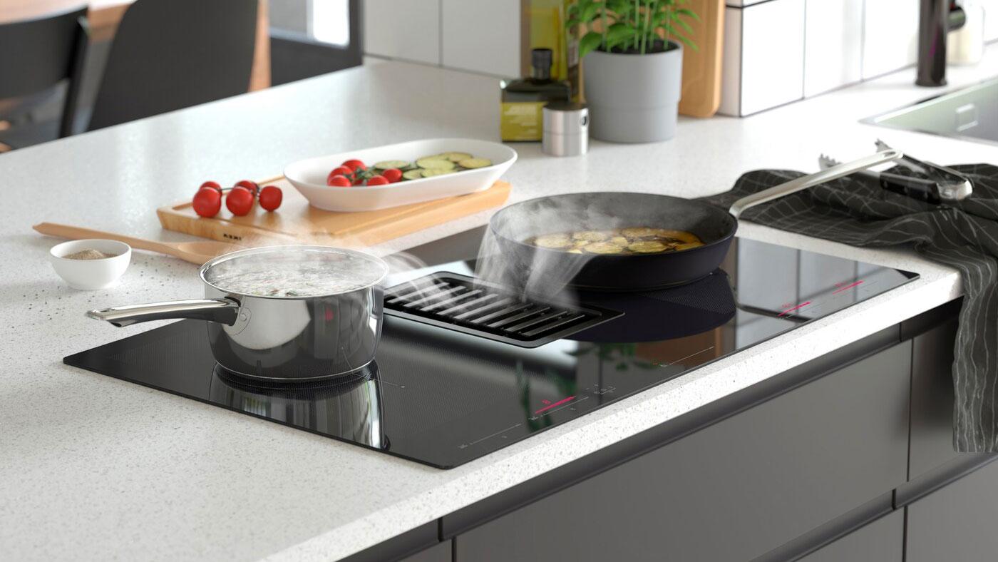 Meet FÖRDELAKTIG an induction hob with extractor IKEA