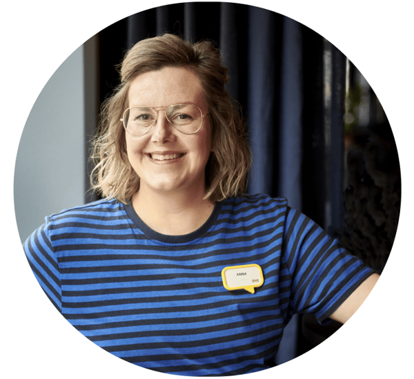 Företagsinredaren Anna Löf Oscarson.