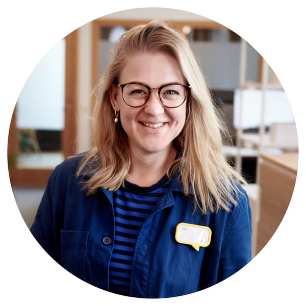 Företagsinredaren Elin Kraupp.