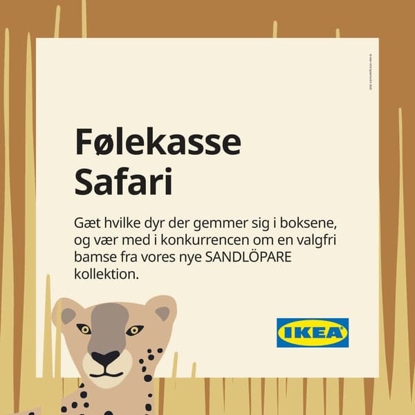 Føl og gæt hvilet safari-dyr der gemmer sig!
