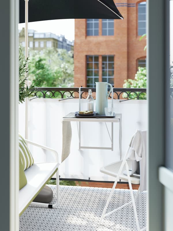 folding table for the balcony