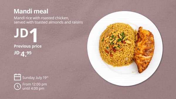 Food offer
