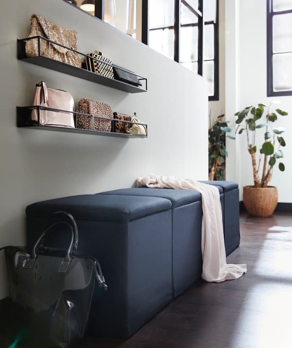 Footstools with storage for more space at home