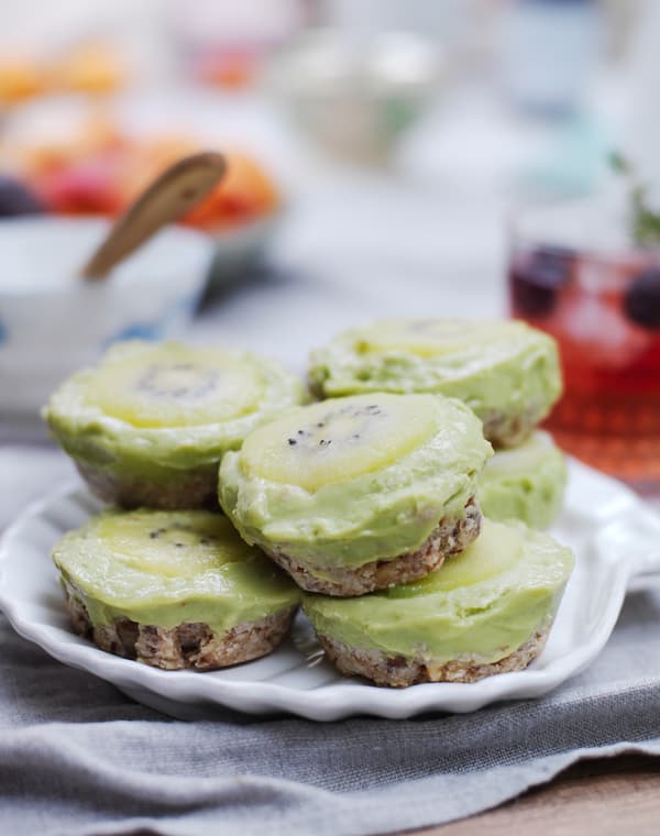 For a healthy dessert make individual key lime and avocado pies.