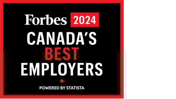 Forbes 2024 Canada's Best Employers award