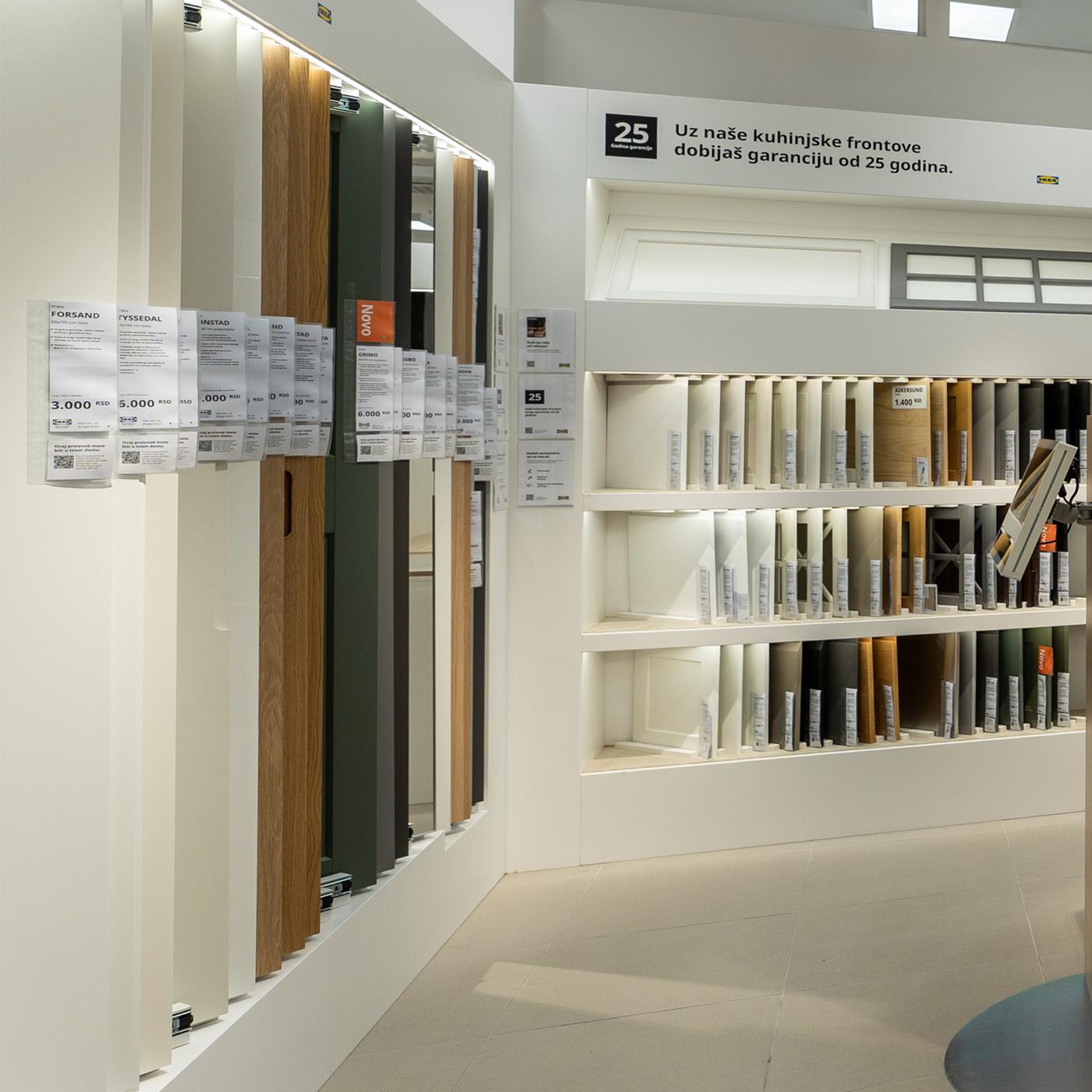 Fotografija dostupnih frontova u Studiju za planiranje Novi Beograd.