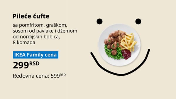 Fotografija IKEA Family ponude za dane švedske hrane