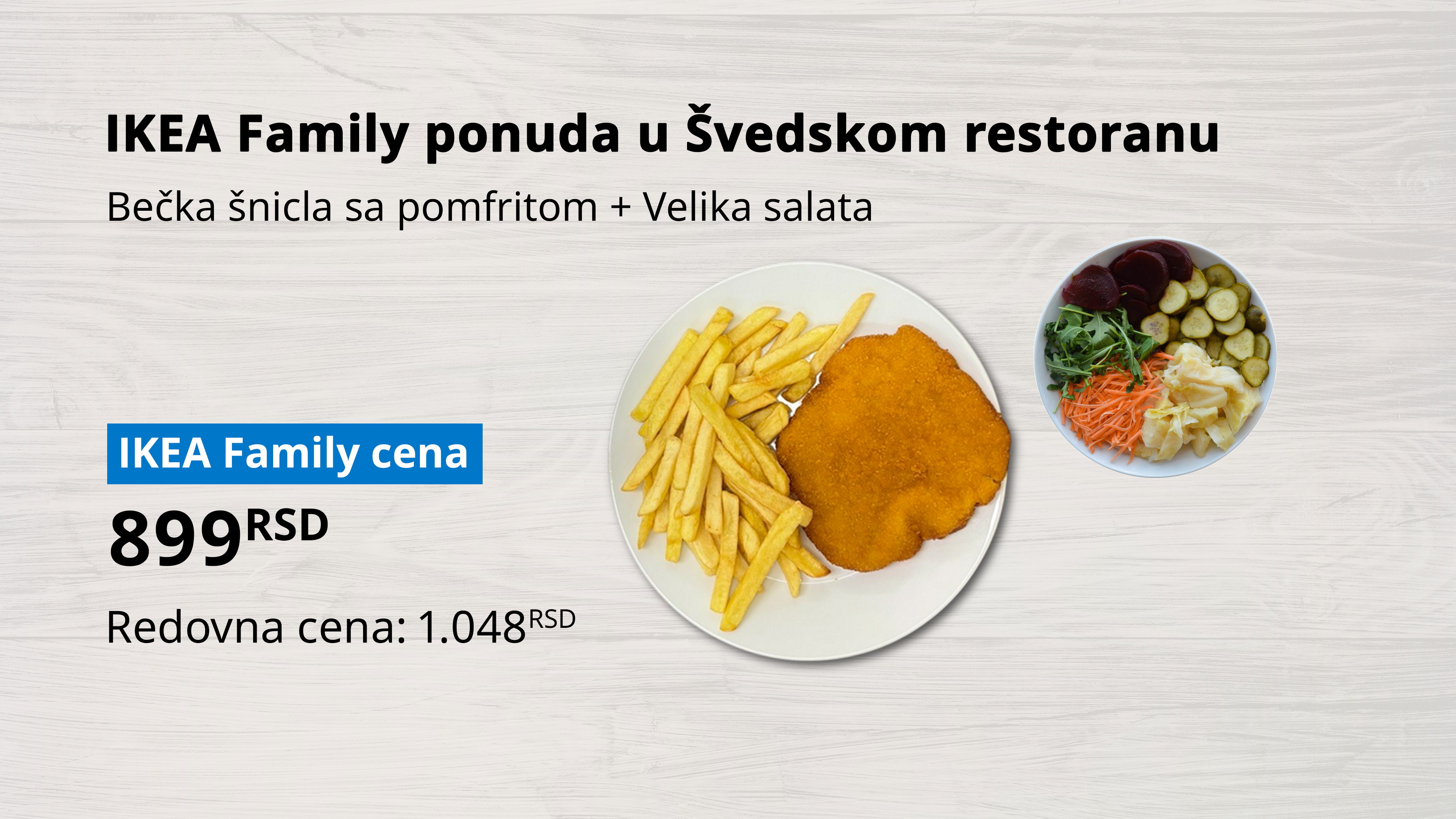 Fotografija jela na IKEA Family ponudi.