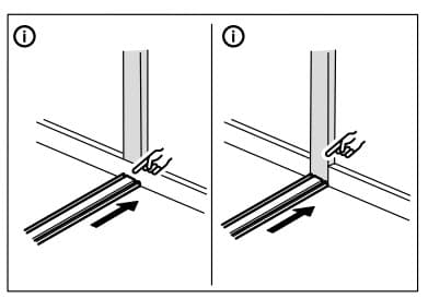 Frame the doors with a stop bar