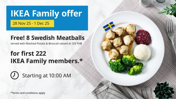 Free! 8 Swedish Meatballs