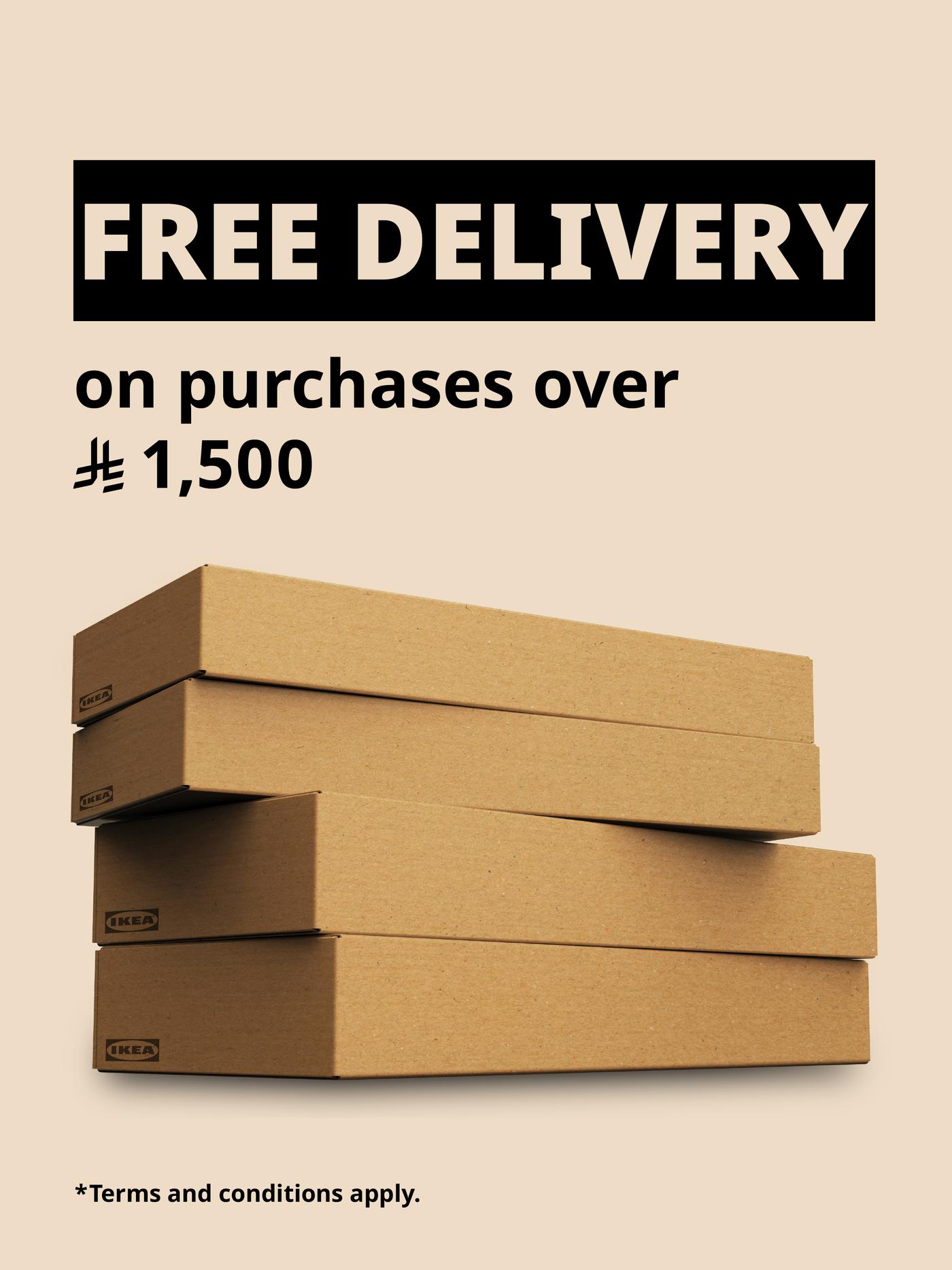 Free delivery