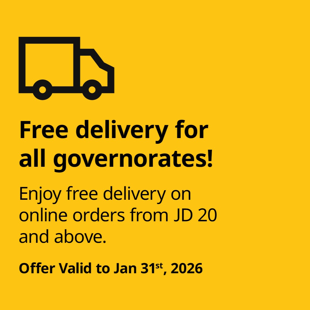 Free delivery above 20 JD