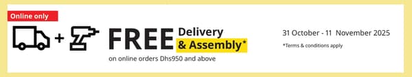 Free delivery & assembly