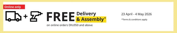 free delivery and assembly 