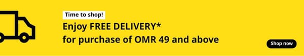 Free delivery for orders above 49 Riyals