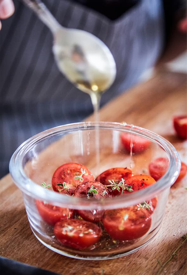 Fresh tomatoes for pasta sauce.