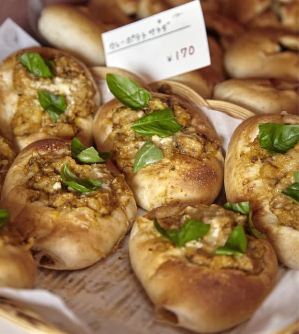 Freshly baked breads and cakes