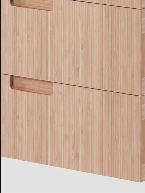 FRÖJERED világos bambusz ajtó
