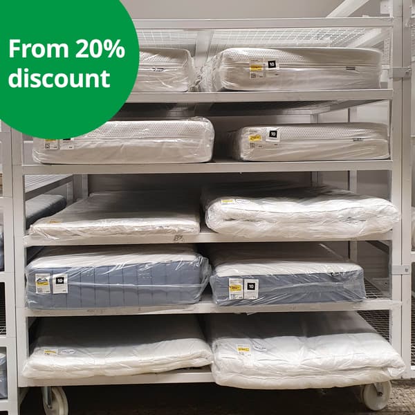 From 20% discount
on various mattresses