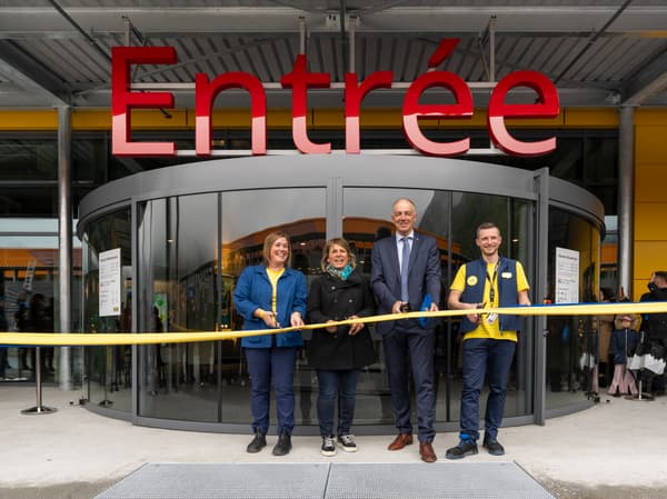 From left to right: Janie Bisset, Christel Duc, Christophe Darbellay and Alexandre Lahaye
