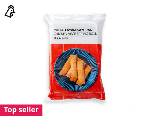 Frozen IKEA Chicken Vegetable Spring Roll, 10pcs