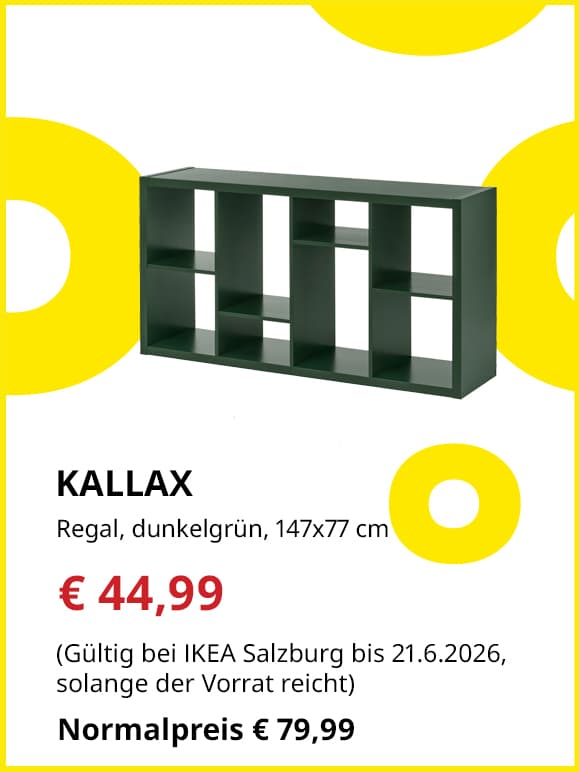 Frühlingsoffer Kallax grün