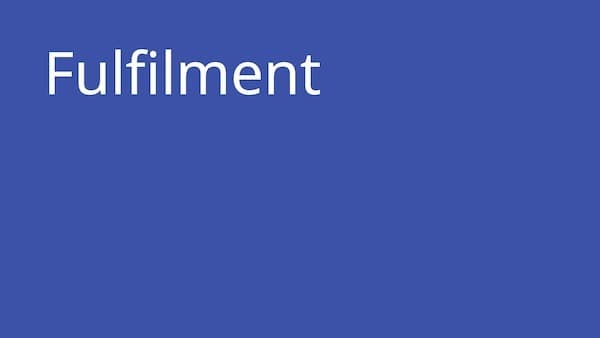 Fulfilment