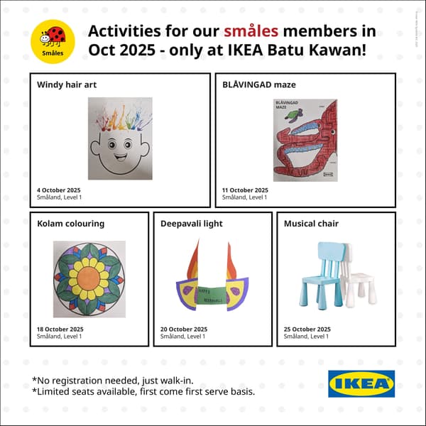 Fun activity for kids at IKEA Batu Kawan