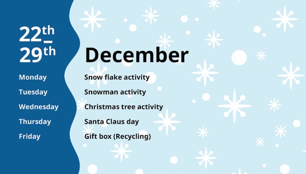 Fun December activities