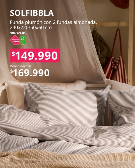 Funda de plumón SOLFIBBLA con precio especial con CMR