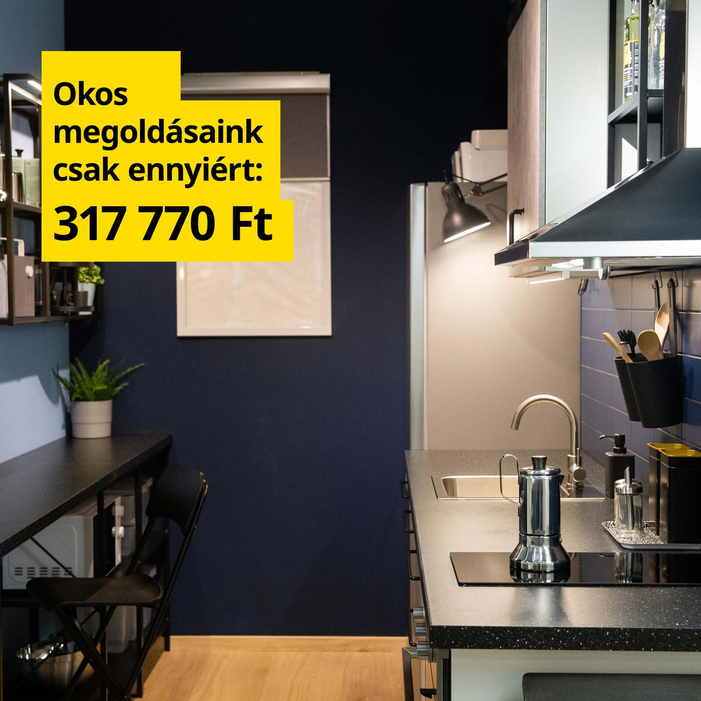 Funkcionális konyha stílusbeli kompromisszum nélkül.