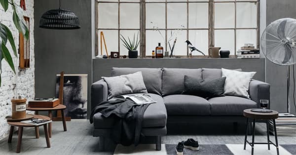 Furnishing a living room — sofa — home accessories — IKEA interior inspiration